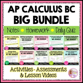 Preview of AP Calculus BC Big Bundle Curriculum | Flamingo Math