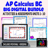 AP Calculus BC Big Digital Bundle for All Units plus Printables