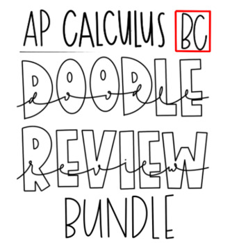 Preview of AP Calculus BC Doodle Review Bundle