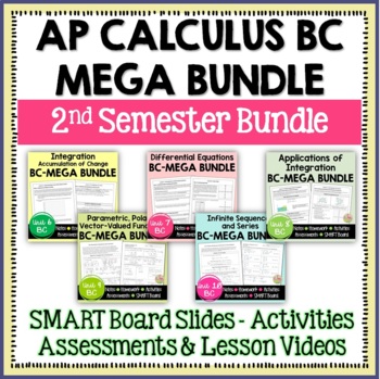 Preview of AP Calculus BC Mega Bundle (2nd Semester) | Flamingo Math