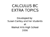 AP Calculus BC - Review of Miscellaneous Topics
