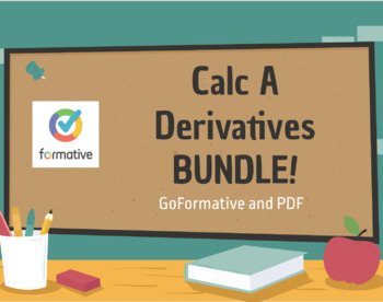 Preview of AP Calculus DERIVATIVES Bundle on GoFormative - online learning