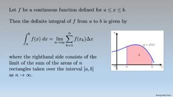 AP Calculus: Definite Integrals Complete Lesson by Grab a Pencil