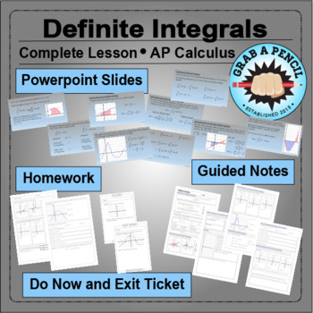 Preview of AP Calculus: Definite Integrals Complete Lesson