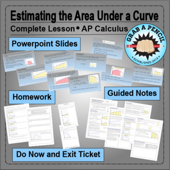 Preview of AP Calculus: Estimating the Area Under a Curve Complete Lesson