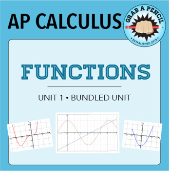 Preview of AP Calculus: Functions Unit Bundle