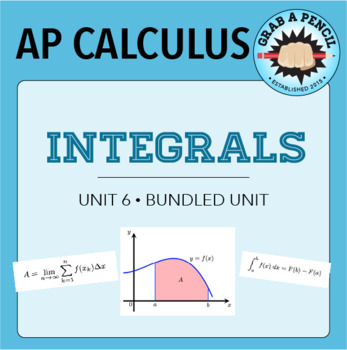 Preview of AP Calculus: Integrals Unit Bundle