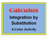 AP Calculus: Integration by Substitution Four Colors Activity