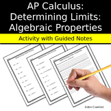 AP Calculus Limits and Continuity Determining Limits Using