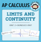 AP Calculus: Limits and Continuity Unit Bundle