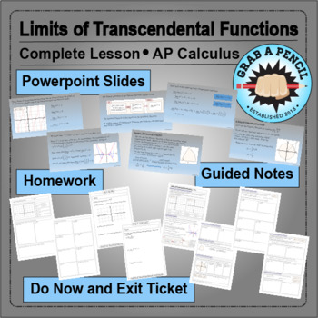 Preview of AP Calculus: Limits of Transcendental Functions Complete Lesson