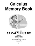 AP Calculus Little Book of Formulas