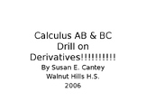 AP Calculus Review - Derivatives