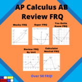 AP Calculus Review Materials FRQ Bundle