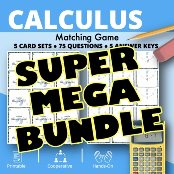 Preview of AP Calculus SUPER MEGA BUNDLE: Matching Games