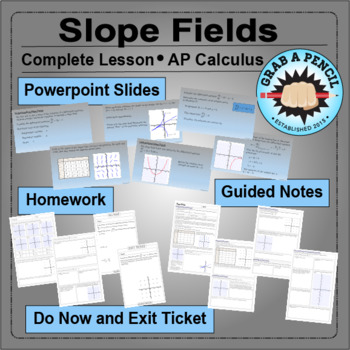 Preview of AP Calculus: Slope Fields Complete Lesson