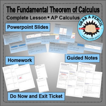 Preview of AP Calculus: The Fundamental Theorem of Calculus Complete Lesson
