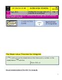 AP Calculus - Unit 8 (Reflecting the New CED) - Guided Pra