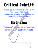 AP Calculus Word Wall Posters - Printer-friendly