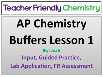 Preview of AP Chem:  Buffer Lecture and Activity