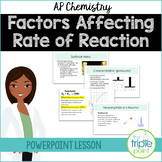 AP Chemistry Big Idea 4 Lesson: Factors Affecting Rates of
