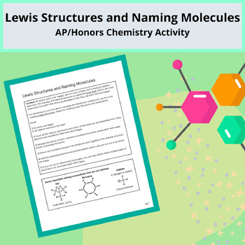 Preview of AP Chemistry - Drawing Lewis Dot Structures & Naming Compounds Activity