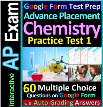 Preview of AP Chemistry Exam Prep Multiple Choice MCQ Practice & Review Online Test 1