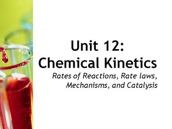 Preview of AP Chemistry Power Point and Guided Notes: Chemical Kinetics