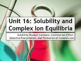AP Chemistry Power Point and Guided Notes: Solubility Equi