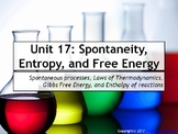 AP Chemistry Power Point and Guided Notes: Spontaneity, En