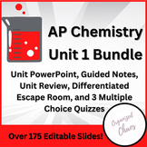 AP Chemistry: Unit 1 PowerPoint, Activity, & Assessment Bundle