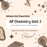 AP Chemistry Unit 3 Intermolecular Forces and Properties -