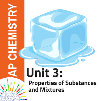 Preview of AP Chemistry Unit 3: Intermolecular Forces and Properties Learning Guide Review 