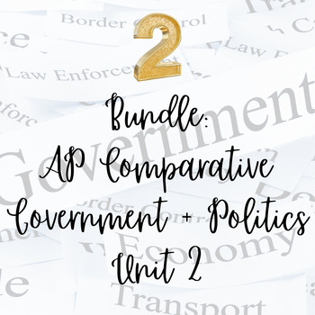 Preview of AP Comp. Govt. Unit 2 Bundle