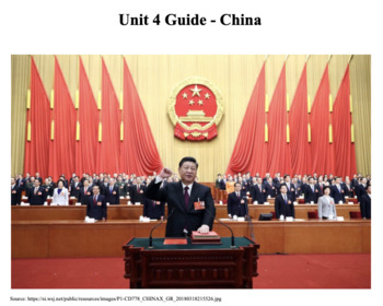 Preview of AP Comparative Gov - China Reading Guide (Ethel Wood 8th Ed.)