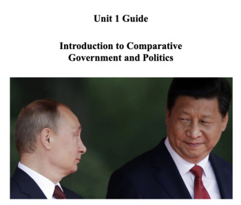 Preview of AP Comparative Gov - Unit 1 Intro Reading Guide (for Ethel Wood 8th Ed.)