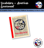 American Government Vocabulary Study Activity