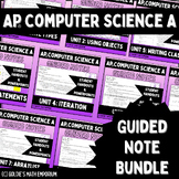 Goldie's AP® Computer Science A Guided Note BUNDLE