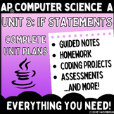 Goldie's AP® Computer Science A UNIT 3 PLANS - If Statements