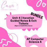 AP Computer Science A Unit 4 Iteration Bundle