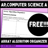 FREE Array Algorithm Organizer for AP CSA
