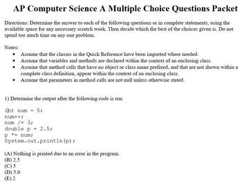 ap science computer problems multiple choice units emporium goldie math created