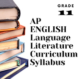 AP Curriculum Syllabus English Literature Language Grade 11 Sem 2