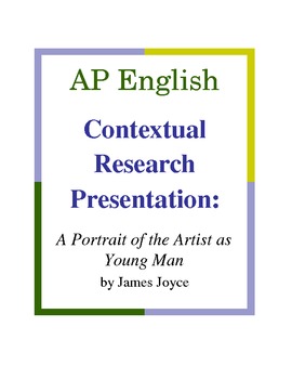 Preview of AP English Contextual Research Presentation: A Portrait of the Artist