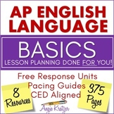 AP English Language (AP Language or AP Lang) BASICS BUNDLE