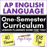 AP English Language & Composition Semester Curriculum - Un