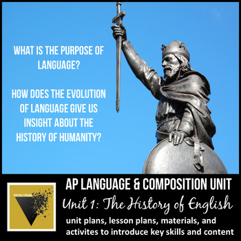 Preview of AP English Language & Composition Unit: History of English