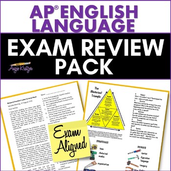 Preview of AP Language and Composition Exam Review Pack - AP Lang - AP English Language