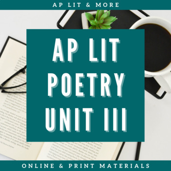 Preview of AP Lit Poetry Unit III - AP English Literature Essential Skills & Essay Prep
