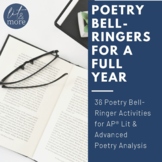 AP English Literature Poetry Bellringers for a Full Year